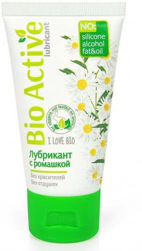 Деликатный гель-лубрикант с ромашкой