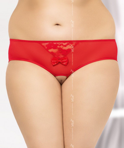 Контактные трусики с ажурными вставками