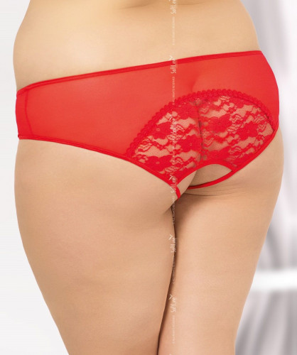 Контактные трусики с ажурными вставками