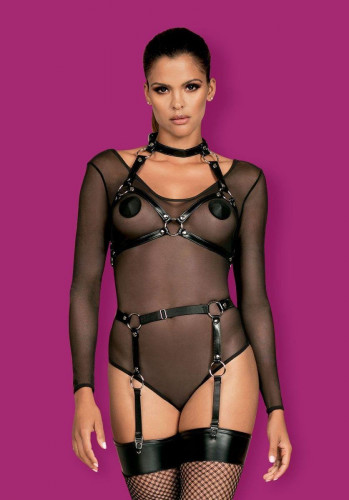 Пикантная портупея в виде бюстгальтера - 19704