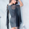 Мини-платье с рукавами-вуалью 4329