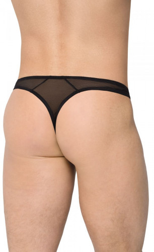 Трусы в крупную сетку по центру