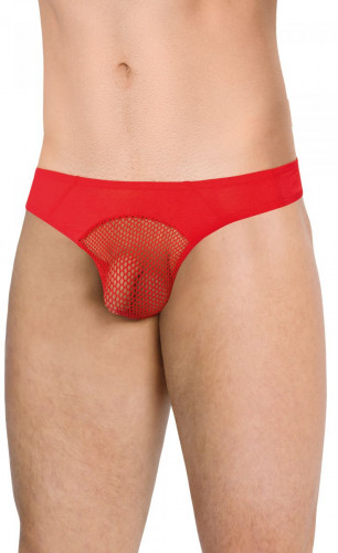 Трусы в крупную сетку по центру