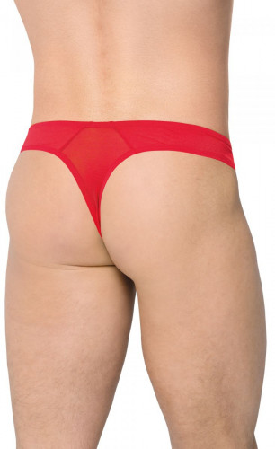 Трусы в крупную сетку по центру