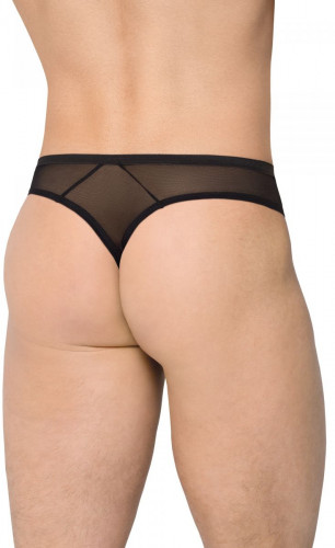 Сексуальные трусы с клетчатой вставкой