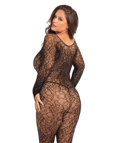 Сетка-комбинезон с длинным рукавом и открытым доступом