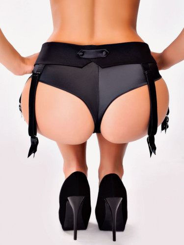 Атласный пояс для чулок Opium 506