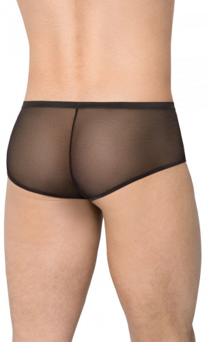 Сексуальные шорты с wet-look вставкой