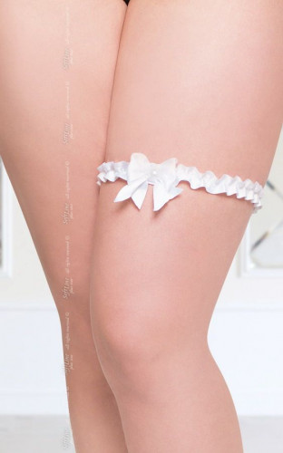 Изящная подвязка с бантиком