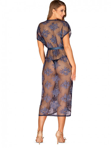 Длинный пеньюар Flowlace Obsessive